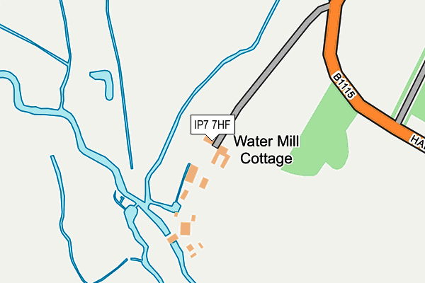 IP7 7HF map - OS OpenMap – Local (Ordnance Survey)