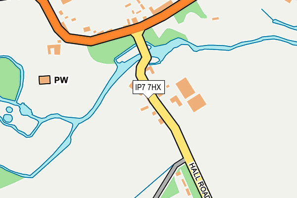 IP7 7HX map - OS OpenMap – Local (Ordnance Survey)