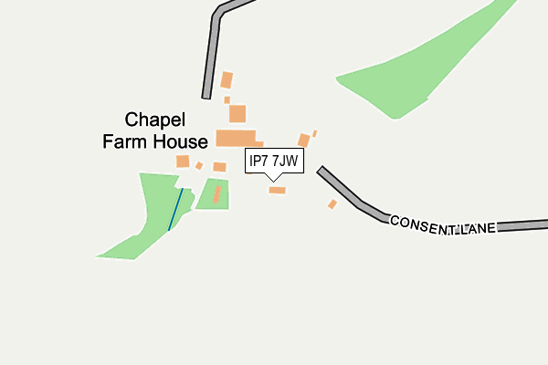 IP7 7JW map - OS OpenMap – Local (Ordnance Survey)