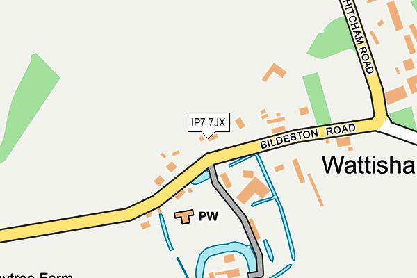 IP7 7JX map - OS OpenMap – Local (Ordnance Survey)
