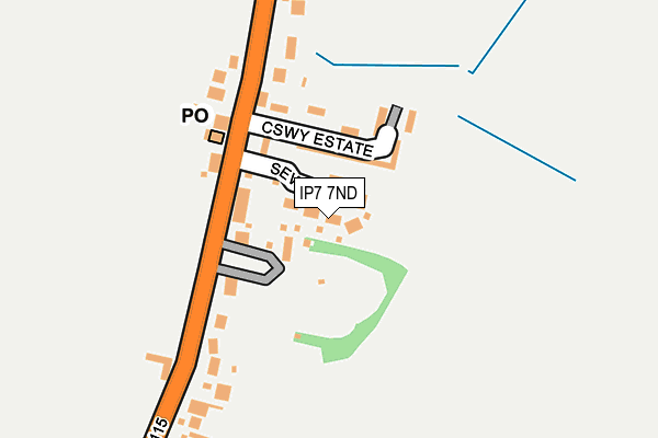 IP7 7ND map - OS OpenMap – Local (Ordnance Survey)