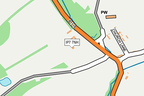 IP7 7NH map - OS OpenMap – Local (Ordnance Survey)
