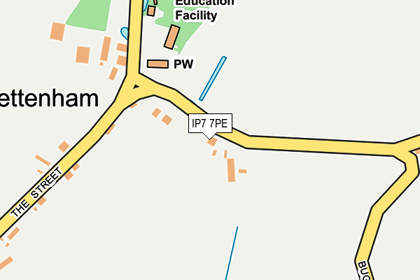 IP7 7PE map - OS OpenMap – Local (Ordnance Survey)