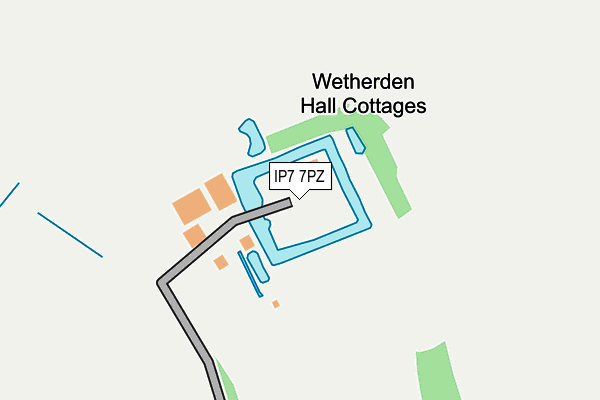 IP7 7PZ map - OS OpenMap – Local (Ordnance Survey)