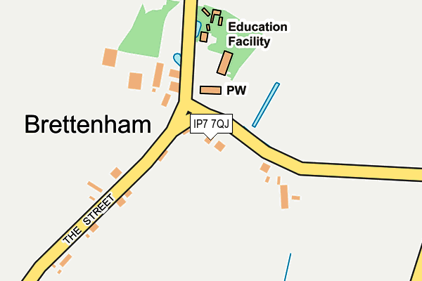 IP7 7QJ map - OS OpenMap – Local (Ordnance Survey)