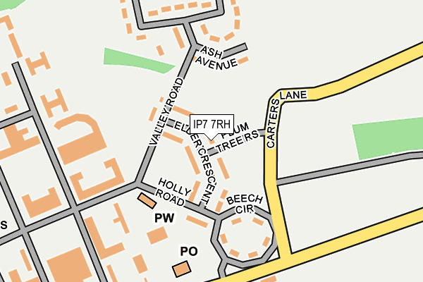 IP7 7RH map - OS OpenMap – Local (Ordnance Survey)