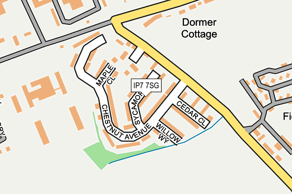 IP7 7SG map - OS OpenMap – Local (Ordnance Survey)