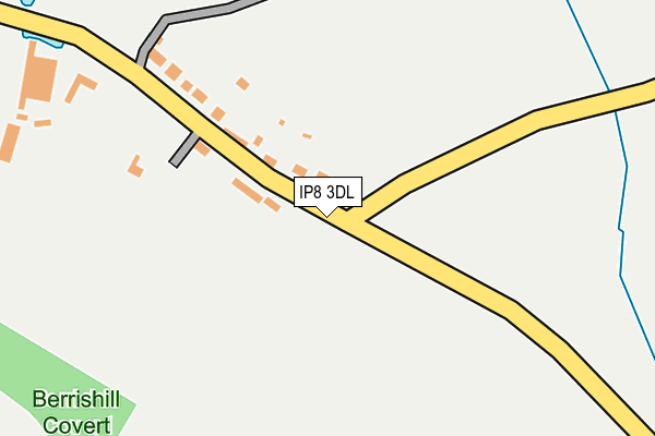 IP8 3DL map - OS OpenMap – Local (Ordnance Survey)