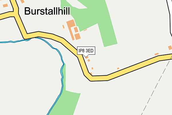 IP8 3ED map - OS OpenMap – Local (Ordnance Survey)