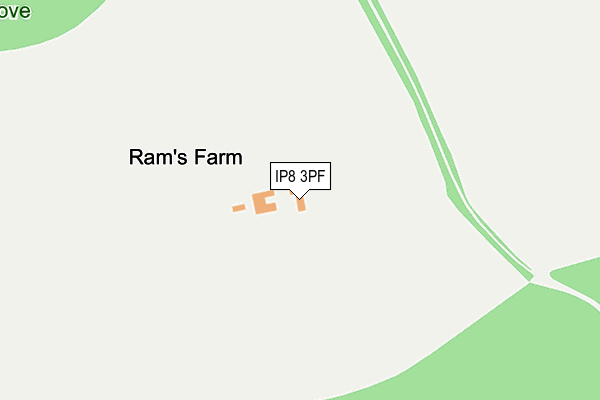 IP8 3PF map - OS OpenMap – Local (Ordnance Survey)