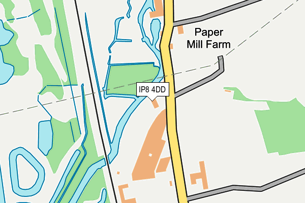 IP8 4DD map - OS OpenMap – Local (Ordnance Survey)