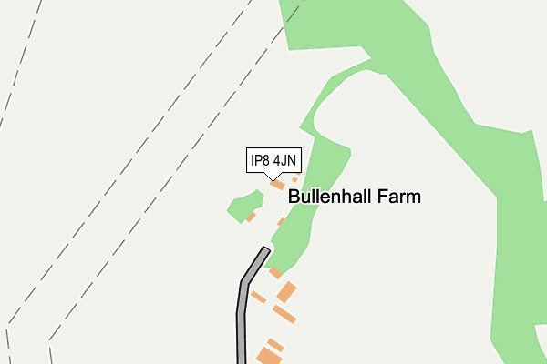 IP8 4JN map - OS OpenMap – Local (Ordnance Survey)