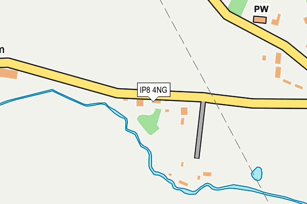 IP8 4NG map - OS OpenMap – Local (Ordnance Survey)