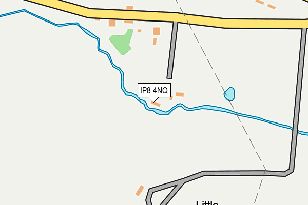 IP8 4NQ map - OS OpenMap – Local (Ordnance Survey)