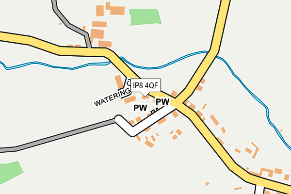 IP8 4QF map - OS OpenMap – Local (Ordnance Survey)