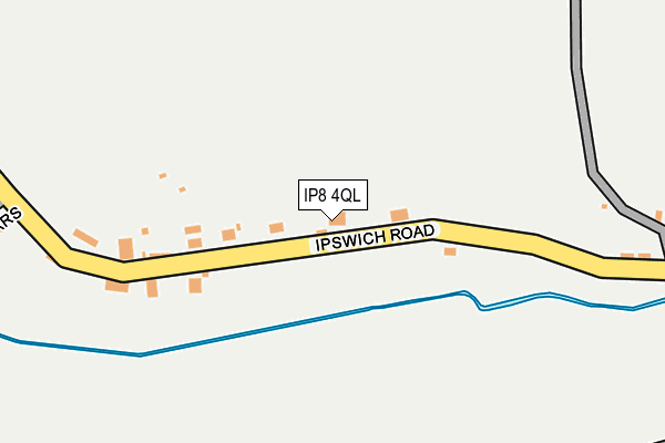 IP8 4QL map - OS OpenMap – Local (Ordnance Survey)