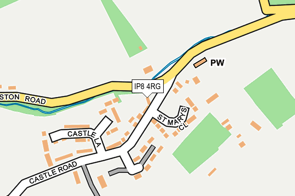 IP8 4RG map - OS OpenMap – Local (Ordnance Survey)