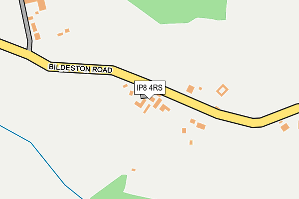 IP8 4RS map - OS OpenMap – Local (Ordnance Survey)