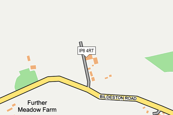 IP8 4RT map - OS OpenMap – Local (Ordnance Survey)