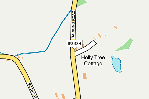 IP8 4SH map - OS OpenMap – Local (Ordnance Survey)