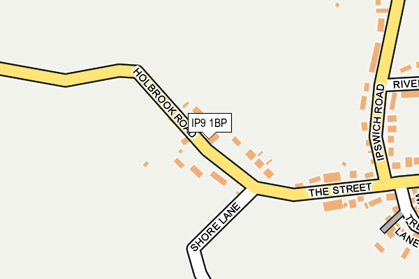 IP9 1BP map - OS OpenMap – Local (Ordnance Survey)