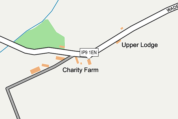 IP9 1EN map - OS OpenMap – Local (Ordnance Survey)