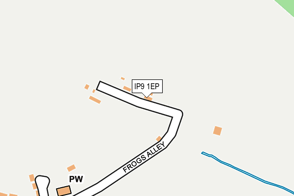 IP9 1EP map - OS OpenMap – Local (Ordnance Survey)