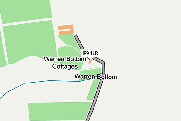 IP9 1LR map - OS OpenMap – Local (Ordnance Survey)