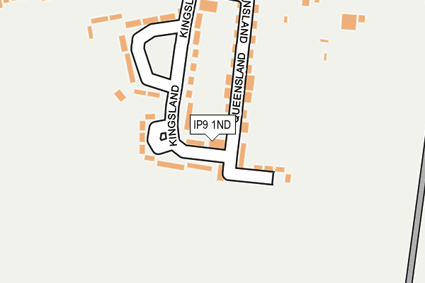 IP9 1ND map - OS OpenMap – Local (Ordnance Survey)