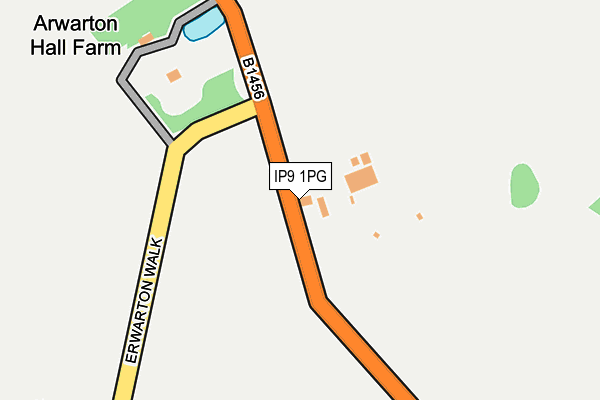 IP9 1PG map - OS OpenMap – Local (Ordnance Survey)