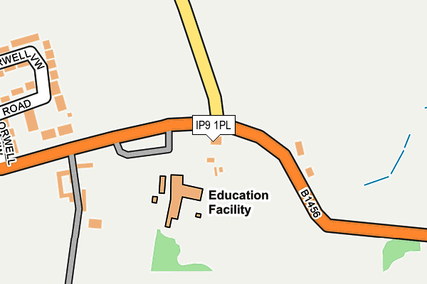 IP9 1PL map - OS OpenMap – Local (Ordnance Survey)