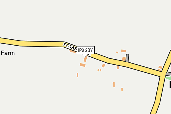 IP9 2BY map - OS OpenMap – Local (Ordnance Survey)