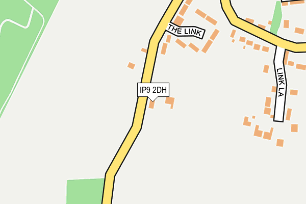 IP9 2DH map - OS OpenMap – Local (Ordnance Survey)