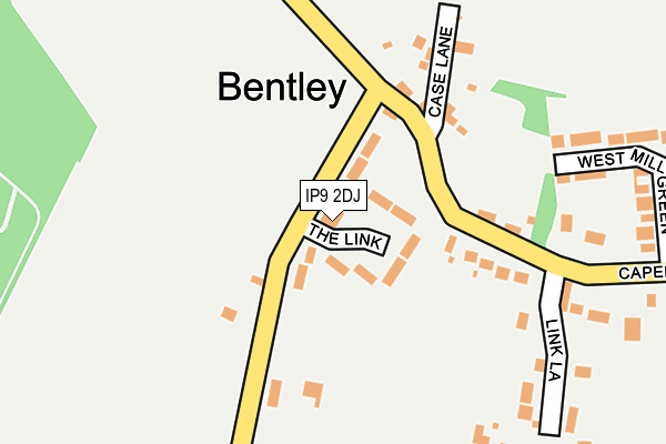 IP9 2DJ map - OS OpenMap – Local (Ordnance Survey)