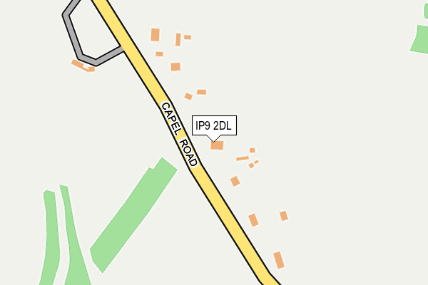 IP9 2DL map - OS OpenMap – Local (Ordnance Survey)