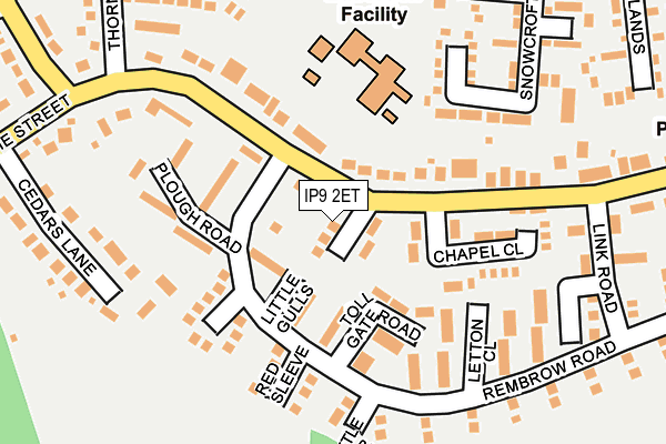 IP9 2ET map - OS OpenMap – Local (Ordnance Survey)