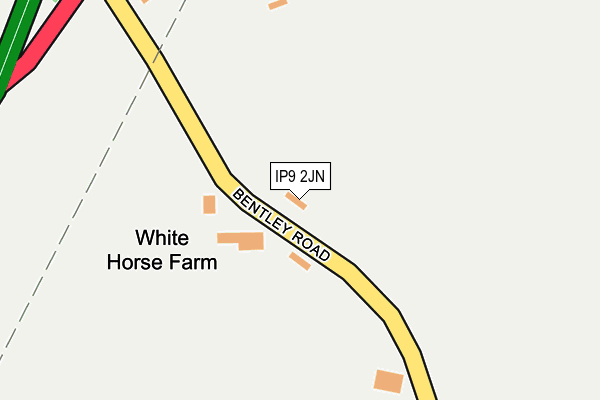 IP9 2JN map - OS OpenMap – Local (Ordnance Survey)