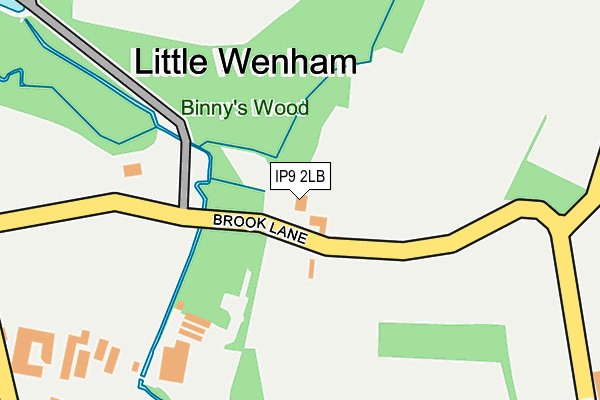 IP9 2LB map - OS OpenMap – Local (Ordnance Survey)