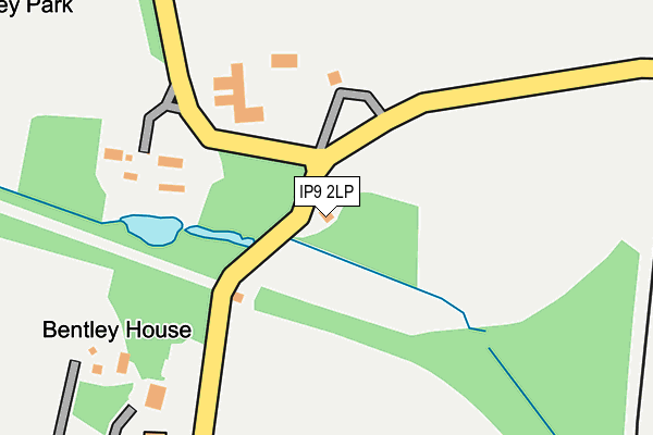 IP9 2LP map - OS OpenMap – Local (Ordnance Survey)