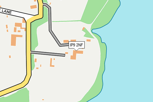 IP9 2NF map - OS OpenMap – Local (Ordnance Survey)