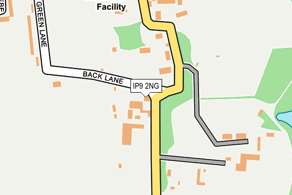 IP9 2NG map - OS OpenMap – Local (Ordnance Survey)