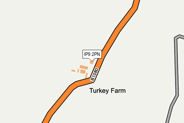 IP9 2PN map - OS OpenMap – Local (Ordnance Survey)