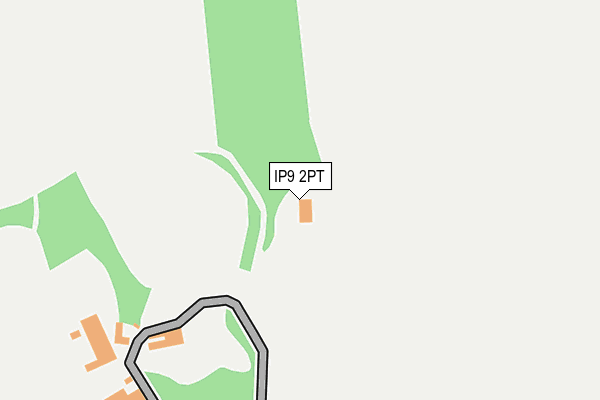 IP9 2PT map - OS OpenMap – Local (Ordnance Survey)