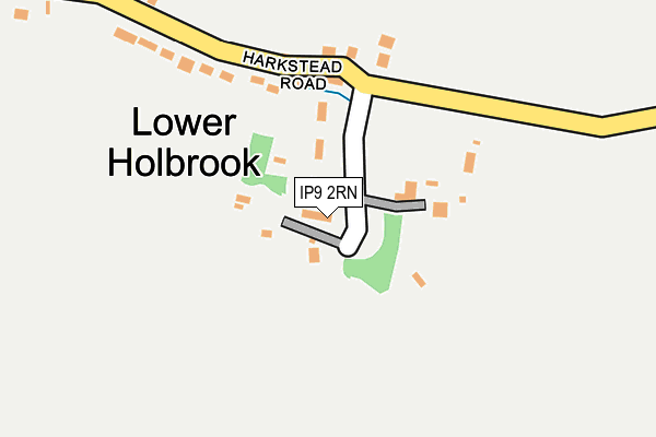 IP9 2RN map - OS OpenMap – Local (Ordnance Survey)