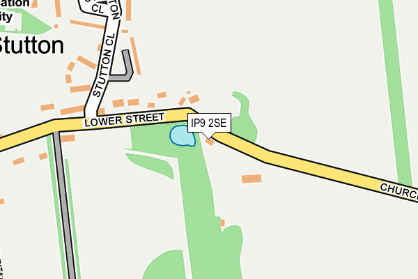 IP9 2SE map - OS OpenMap – Local (Ordnance Survey)