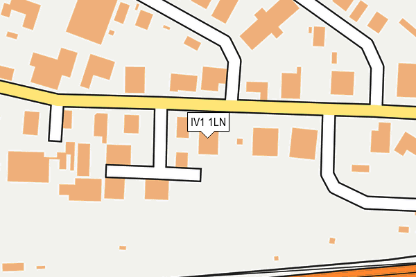 IV1 1LN map - OS OpenMap – Local (Ordnance Survey)