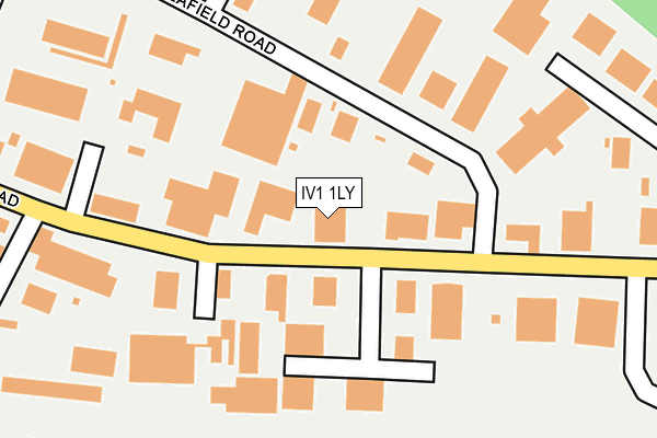 IV1 1LY map - OS OpenMap – Local (Ordnance Survey)