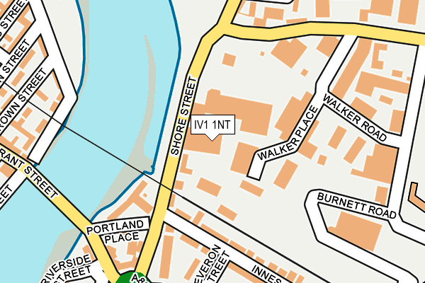 IV1 1NT map - OS OpenMap – Local (Ordnance Survey)