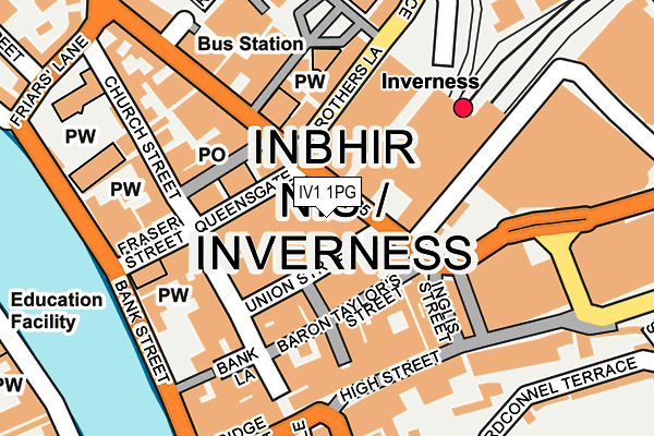 Map of COLIN CAMPBELL & CO. (INVERNESS) LTD. at local scale
