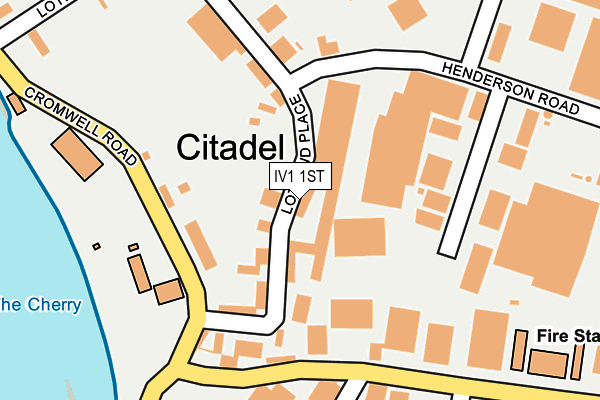 IV1 1ST map - OS OpenMap – Local (Ordnance Survey)